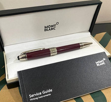 Montblanc John F. Kennedy Red Burgundy Ballpoint Pen Luxury Gift - New In Box picture