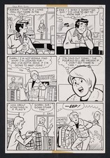 Original Art from Josie and the Pussycats #89 (1976) Page 12 DeCarlo/DeCarlo picture