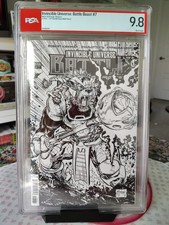 Invincible Universe Battle Beast #7 PSA 9.8 McFarlane 1:75 B&W Variant 2026 picture
