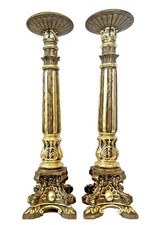 Vintage French Style Hand Rubbed Gilded Carved Resin 24