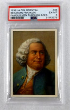 1938 LA Cig. Oriental Famous Men Through Ages #35 Benjamin Franklin PSA 6 picture