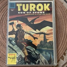 Turok Son of Stone #2 Comic Book Dell Comics October 1955 Four Color #656  picture