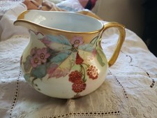 Antique Limoges Porcelain Pitcher, Hand Painted By W. Pickard China picture