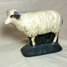 Vintage Cast Iron Sheep doorstop.  picture