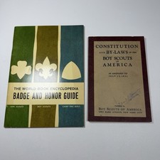 2 BSA Books: Badge & Honor Guide & BSA Constitution & By-Laws from 1931 BO-504 picture