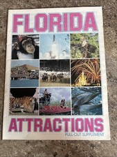 Florida Attractions Travel Brochure Vintage 1987 Magazine picture