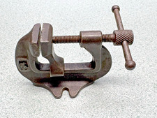 Antique bench clamp vise small machinist hobbyist jewelry NICE rare size picture