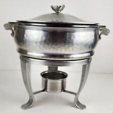Everlast Aluminum Lidded Casserole Dish With Pyrex Glass Insert & Warming Stand picture
