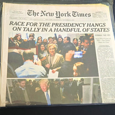 The New York Times Late Edition November 9, 2016 - Race for the Presidency picture