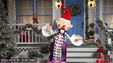 5.3 FT ANIMATED CHARLIE IN THE BOX FROM RUDOLPH RED NOSED REINDEER DISPLAY picture