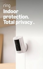 Ring Indoor Cam, Home or business security in 1080p HD video, White picture