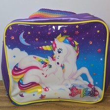 Vintage Lisa Frank Lunch Bag Rainbow Horse Insulated Small Purse Lunch Bag  picture