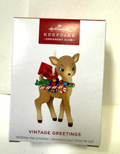 Hallmark 2026 Vintage Greetings KOC Keepsake Ornament Club Exclusive FreeShip picture