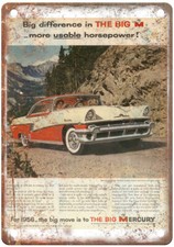 Vintage 1956 Mercury Montclair Ad Retro Look Metal Sign A6929 picture