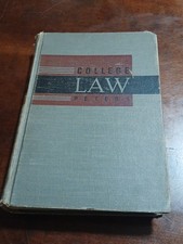 Vintage College Law Peters Book 1939 picture