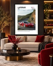 Ferrari LaFerrari Red Hypercar 2018 Wall Art Poster 13x19 Unframed picture