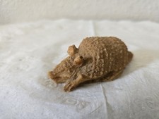 Vintage Resin Stone Look Armadillo Miniature Mini Figurine Figure Trinket 3