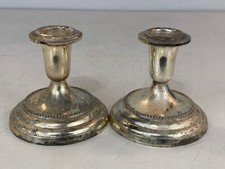 Vintage Gorham Silverplate Newport Pair of Candlesticks picture