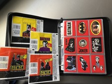 1989 Topps Batman Series 1 & 2 Trading Cards Complete Set w/ Sticker & wrappers picture
