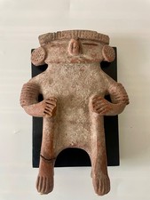 Ancient Pre Columbian Ceramic Pottery Colima Standing Figure  Mexico 7