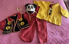 RARE ANTIQUE Mickey Mouse Halloween COSTUME-1930S-GAUZE Mask- Disney picture