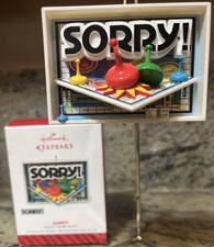 2014 Hallmark Keepsake Hasbro 1st In Series-Sorry Family Game Night Ornament picture