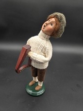 Byers Choice Caroler Teen Boy With Harp 2001 picture