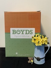 Rare Boyd’s Figural Collection April’s Bouquet with Sunny McNibble Treasure Box picture