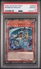 Yu-Gi-Oh Rainbow Dragon TN23-EN004 Quarter Century Secret Rare PSA 10 Gem Mint picture