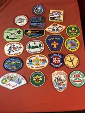 Lot 20 Vtg 70s 80s Boy Scouts Of America Patches BSA Patch Lot Camp Alaska Ohio picture