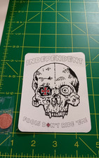 Independent Fools Don't Ride Em Vintage Old Stock Original Sticker Decal picture