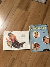 1950 Esquire, Girl Pinup Calendar Plus Envelope Vintage Original 12 Months picture