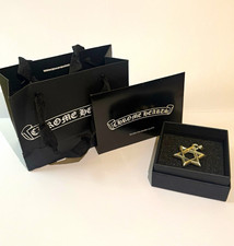 Chrome Hearts Star of David Pendant .925 sterling silver w/ Bag & Polish Cloth picture