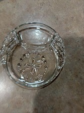 14 Dish,Federal Vintage Clear Glass Columbia Cristal Produce Between 1938 - 1942 picture