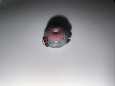 Rare OOAK Studio Art Glass Focal Bead Fumed Nebula Core Handcrafted Lampwork picture