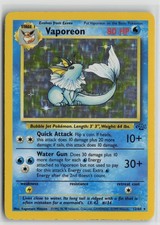 Vaporeon (12) Holo Rare Unlimited JU 12/64 MP picture