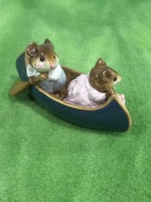Wee Forest Folk MS-11 Two in a Canoe - Navy Boat (RETIRED) 1981 William Peterson picture