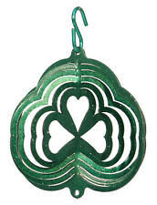 SWEN Products SHAMROCK Tini Swirly Metal Wind Spinner picture