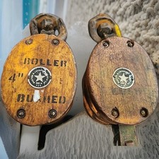 Antique Cast Iron Pulleys  4