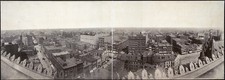 Photo:Buffalo New York 1896 panoramic cityscape downtown skyline picture