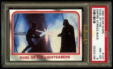 1980 Topps Star Wars Empire Strikes Back #107 Duel of the Lightsaber PSA 8 *2807 picture