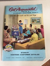 1950’s STANLEY HOSTESS CUSTOMER CATALOG - Home Products Sales Parties VGC picture