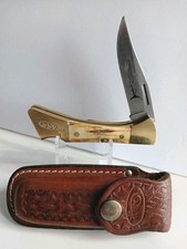 Case XX Folding Pocket Knife Stag 5158-LSSP Mako 1981 with Original Sheath READ picture