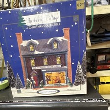 Burberry Village Common Cents Bank Christmas Village Building, Ceramic, Boxed picture