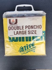 Vintage Newport Alive With Pleasure Rain Poncho Size Large NOS picture