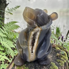 Agate, bear, 5 3/8