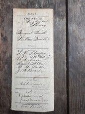 1885 Mississippi Circuit Court Indictment | Grand Jury Burglary Case | Original picture