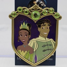 A5 Disney WDI MOG Pin LE Couples Crest Princess & the Frog Tiana Naveen picture