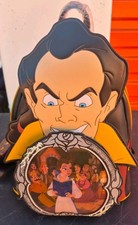 DISNEY Loungefly Mini Backpack Lenticular Scene GASTON of BEAUTY & BEAST NwT picture