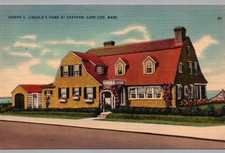 Vintage Joseph C. Lincoln’s Home Chatham Cape Code MA Postcard Unposted picture